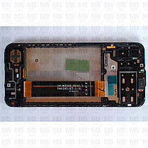 Дисплей із сенсором Samsung A137 Galaxy A13 Black, GH82-29228A, сервісний оригінал у зборі з рамкою!, фото 4