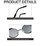 Вінтажні стимпанки сонцезахисні окуляри Ретро Панк авіатор. Чорні, фото 7