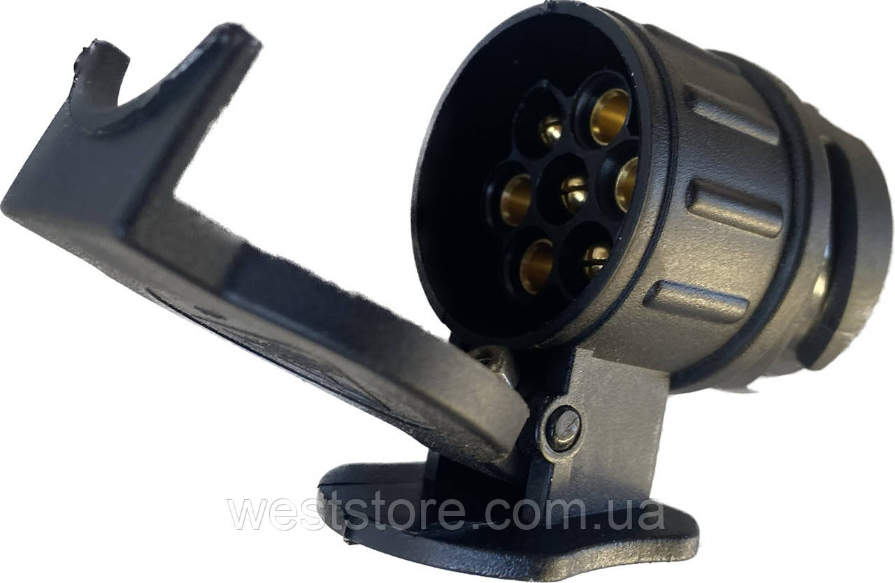 Роз'єм причепа Фаркопа перехідник з Євро на Стандарт, фото 1