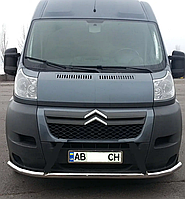 Передній захист ST008 (нерж.) Fiat Ducato 2014-