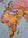 Настінна політична карта світу 110х77см. Картон. Ламінація  (українською мовою), фото 3