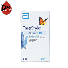 Тест-смужки FreeStyle Optium H (Фрістайл Оптіум H) 100 шт.