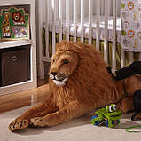 М'яка іграшка Melissa&Doug Гігантський плюшевий лев, 1,8 м (MD12102), фото 3