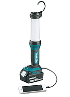 Аккумуляторный фонарь Makita DML807 18V LXT с USB зарядкой для телефонов и планшетов