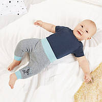 Штани для малюка, зріст 62-68, колір світло-сірий