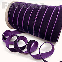 Оксамитова стрічка 1,5 см, фіолетовий
