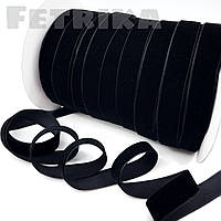 Оксамитова стрічка 1,5 см, чорна