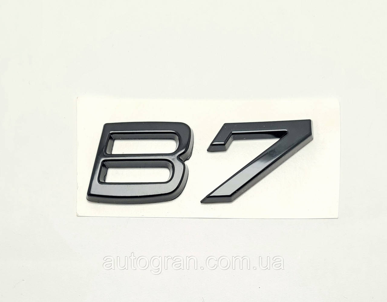 Емблема напис багажника Volvo B7 чорний