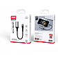 Перехідник Lightning на USB для підключення флешок female adapter XO (15 см, USB2.0 OTG). Black, фото 4