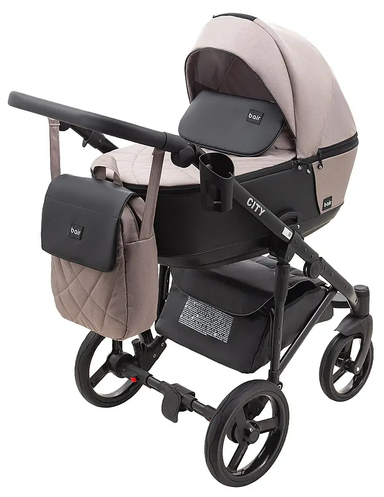 Дитяча коляска 2 в 1 Bair City Soft 455 капучино