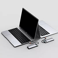 Type-C-Хаб Baseus Metal Gleam Series 8-in-1 Multifunctional (Type-C to HDMI*1+USB3.0*3+PD*1+RJ45*1+SD/TF*1), фото 9