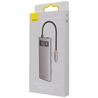 USB-Хаб Baseus Metal Gleam Series 4-in-1 (4xUSB3.0), фото 6