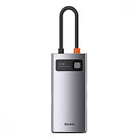 USB-Хаб Baseus Metal Gleam Series 4-in-1 Type-C, фото 6