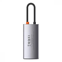 USB-Хаб Baseus Metal Gleam Series 4-in-1 Type-C, фото 3