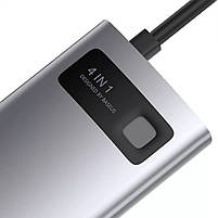 USB-Хаб Baseus Metal Gleam Series 4-in-1 Type-C, фото 10