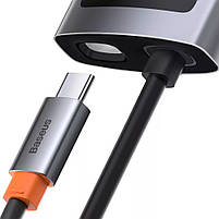USB-Хаб Baseus Metal Gleam Series 4-in-1 Type-C, фото 4
