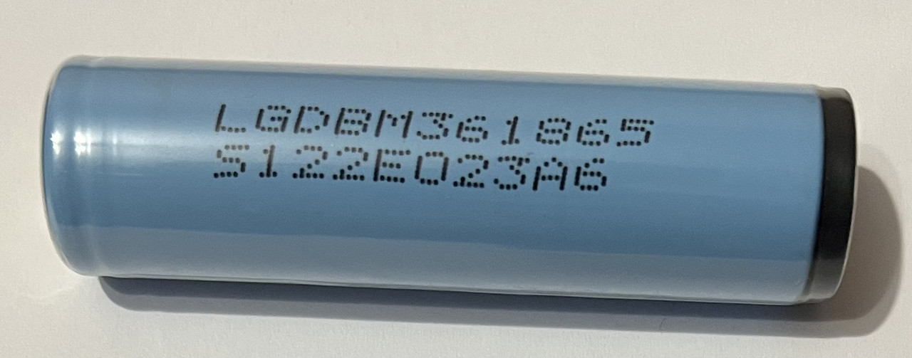 Акумулятор LG INR18650 M36 Li-Ion із захистом 3600 мА·год 3.6В, фото 1