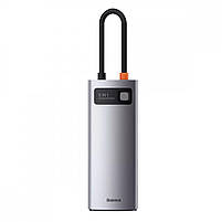 USB-Хаб Baseus Metal Gleam Series 5-in-1 30Hz Version (3xUSB3.0 + 4KHD + Type-C), фото 7