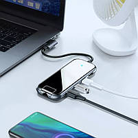 USB-Хаб Baseus Multi-functional (Type-C to 3xUSB3.0+HD4K+RJ45+PD), фото 7