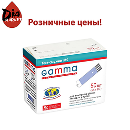 Тест-смужки в роздріб для глюкометра Gamma ms (Гамма МС)