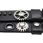 Браслет Стімпанк чорний (bsp-30), фото 3