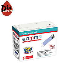 Тест-полоски Гама MS (Gamma MS) 50 шт.