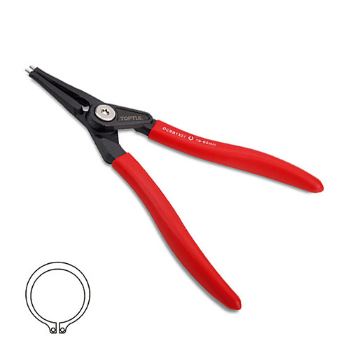Toptul Круглогубці для зняття стопорних кілець 9" (розтискання прямі) посилені TOPTUL DCBB1309
