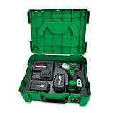 Акумуляторний шуруповерт безщітковий 18 V 150-280Nm 0-4300б/хв TOPTUL KPB-226AE, фото 2