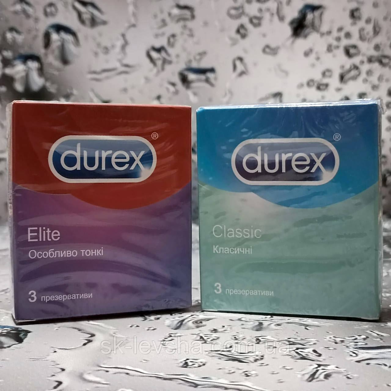 Презервативи Durex Classic/Elite 3 шт.