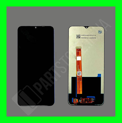Дисплей Oppo Realme C21Y/Realme C25Y із сенсором, чорний (оригінал Китай), фото 2
