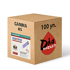 Тест-полоски Гама MS (Gamma MS) - 100 упаковок по 50 шт.