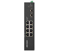 8-портовий некерований POE комутатор Hikvision DS-3T0510HP-E/HS