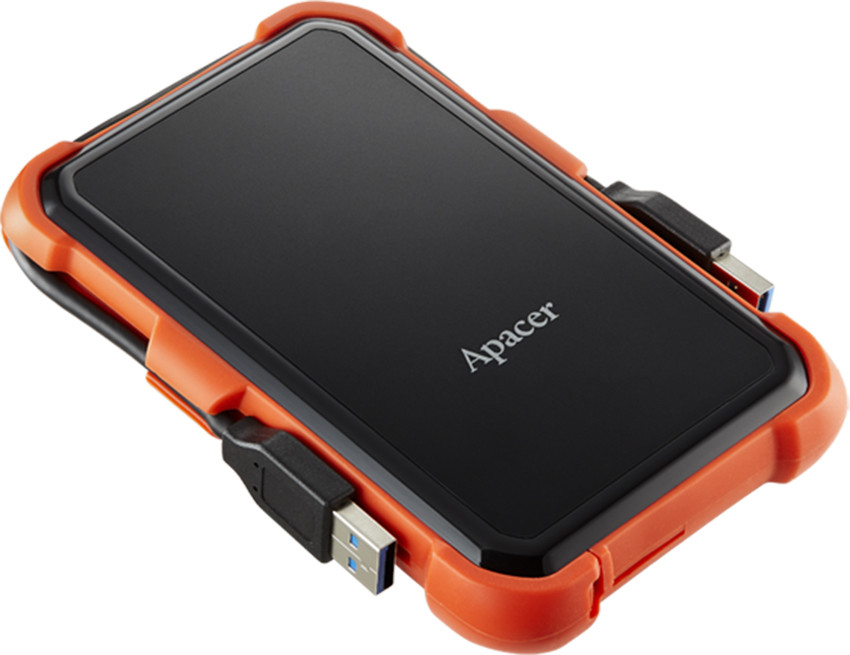 Зовнішній жорсткий диск 2.5" USB 2.0 TB Apacer AC630 Black/Orange (AP2TBAC630T-1), фото 1