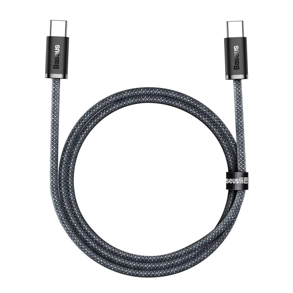 Кабель Baseus Dynamic Series Fast Charging Type-C to Type-C 100W 100 cм (CALD000216) Gray