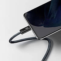 Кабель Baseus Dynamic Series Fast Charging Type-C to Type-C 100W 100 cм (CALD000216) Gray, фото 9