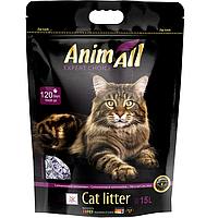 AnimAll (ЭнимАлл) Premium Edition 7.6л Фиолетовый аметист - Наполнитель силикагелевый для кошачьего туалета