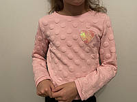 Розовый 4-6 лет и красный на 5-7 лет свитер для девочек розовая
