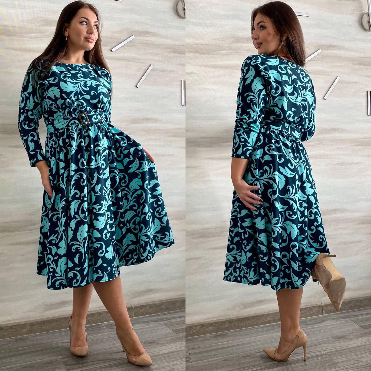 Батальна сукня з поясом, фото 1