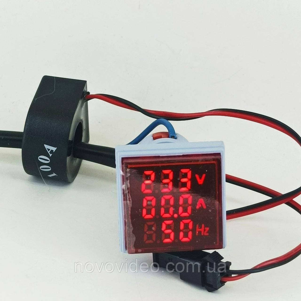 Вольтметр, амперметр, частотомер цифровой измерительный прибор ...