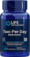 Мультивітаміни Life Extension, Two-Per-Day, 120 капсул