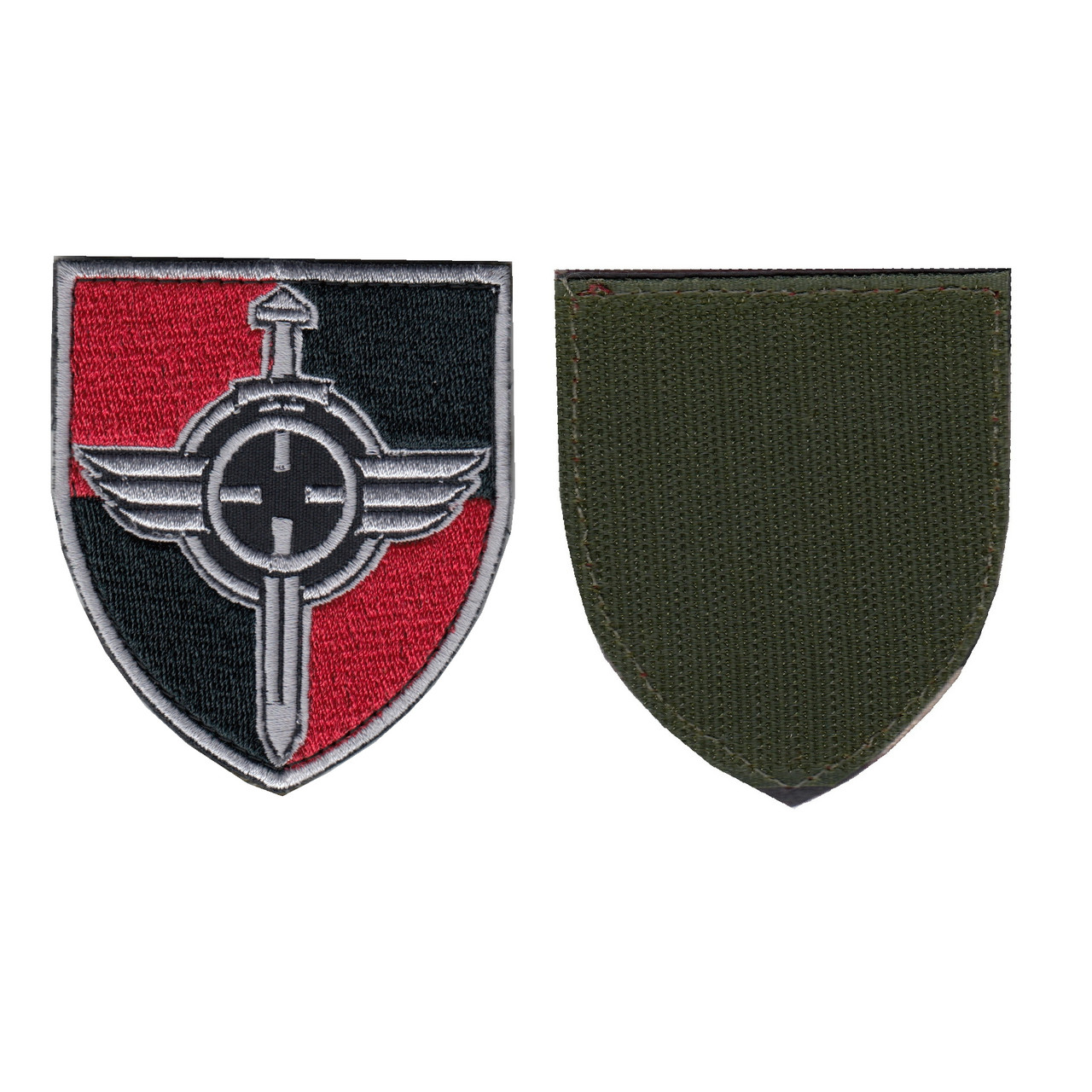 Шеврон військовий / армійський, Аероразвідка Нарукавний знак А2724, на липучці, ЗСУ. 8 см * 7 см, фото 1