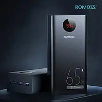 Внешний аккумулятор (павербанк) Romoss PEA40 Pro 65W 40000mAh Black (PEA40-282)