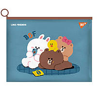 Папка-конверт YES B6 на молнии Line Friends. Cony (492095)