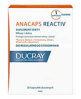 Капсули від реактивного випадіння волосся і для нігтів Ducray Anacaps Reactiv Дюкрей Анакапс Реактив 30 капсул