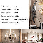 Світлодіодна лампа Biom BT-570 C37 6W E14 4500 К матова, фото 6