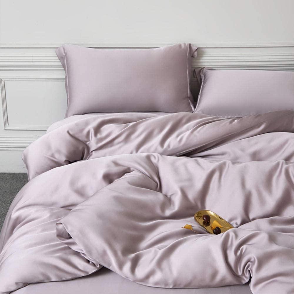 Постільна білизна PEARL PINK Premium Сатин однотон MERISET — Сімейний на гумці