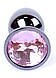 Анальний затор Boss Series - Jewellery Dark Silver PLUG Rose S, BS6400027, фото 2