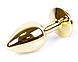 Анальний затор Boss Series - Jewellery Gold PLUG Green S, BS6400024, фото 3