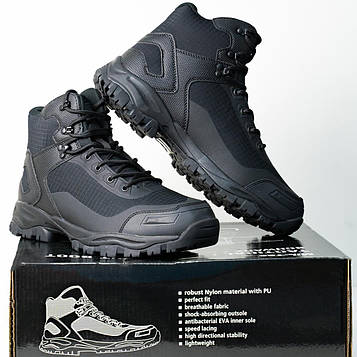 Черевики Mil-Tec Boots Lightweight 12816002 Чорні PeremogaUA