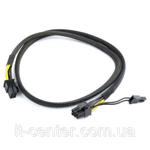 Кабель живлення Cablexpert (CC-PSU-86) 6-pin - 6+2 pin, 0.8 м